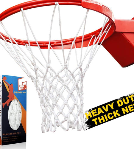 Premium Quality Professional Heavy Duty Basketball Net Replacement - All Weather anti Whip,Fits Standard Indoor or Outdoor 12 Loops Rims12 Loops