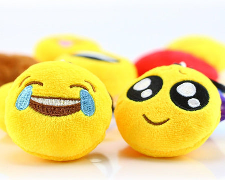 Emoticon Keychain Mini Cute Plush Pillows, Party Favors for Kids Valentine'S Day Gifts / Birthday Party Supplies, Emoticon Gifts Toys Carnival Prizes for Kids (64 Pack)