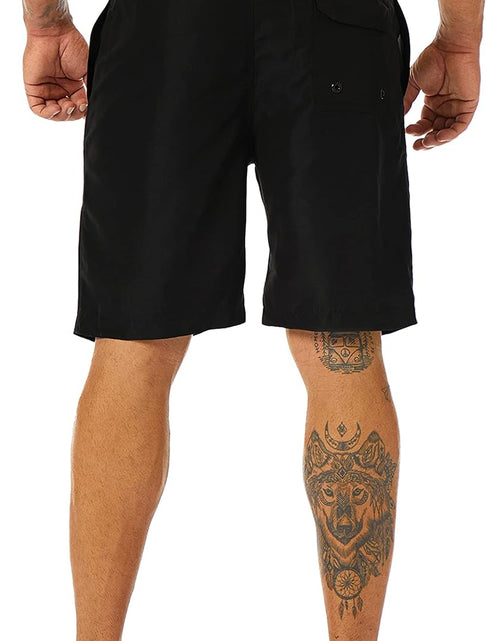 Load image into Gallery viewer, Mens Swim Trunks Long, Quick Dry Boardshorts, 9 Inches Inseam Bathing Suits with Mesh Lining
